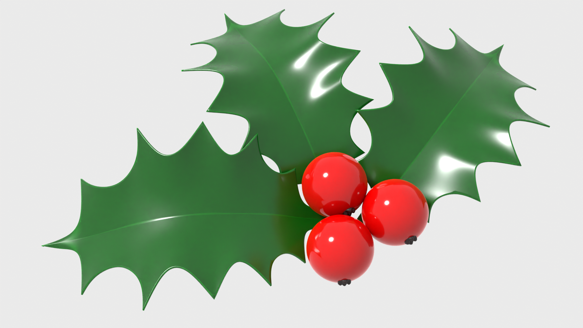Holly Berry Leaves / XMas Plant / Christmas preview image 1
